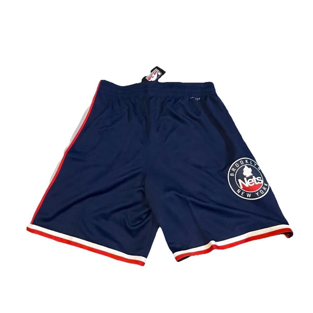Nike NBA Mens Size L Brooklyn Nets City Edition 75th Anniversary Swingman Shorts - Picture 7 of 9